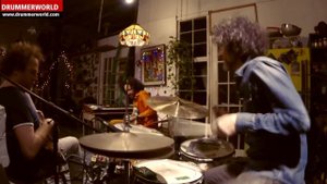 Jojo Mayer: CLASSIC ROCK Garage Jam: "Steppin' Heavy" - #jojomayer  #drummerworld
