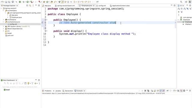 #springcore #spring Spring Core Tutorials For Beginners | Setter Based & Constructor Based Injectio