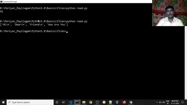 ? Python File Handlings - Read File  | ?Python for beginners | ?Python complete course in Tamil