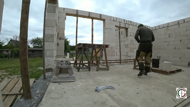 Обвязка арматуры для армопояса. Вяжем армокаркас своими руками! смотреть онлайн