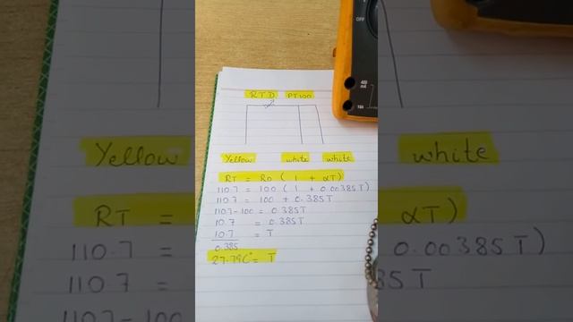 3 Wire RTD PT 100 Checking Resistance Equation/Calculation Temperature смотреть онлайн