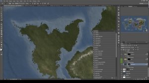 Timelapse Fantasy World Map for D&D in Photoshop