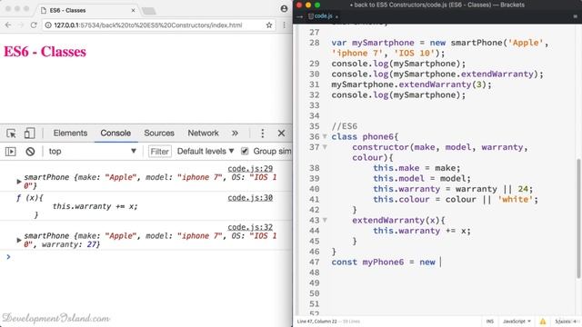 31. ES6 Classes Syntax - Modern JavaScript ES6