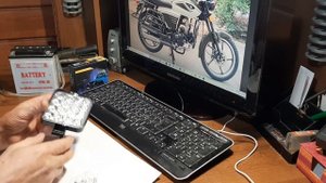 Светодиодные ходовые огни на мопед Альфа.
