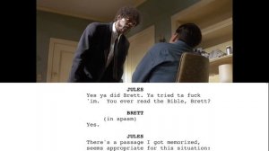 Pulp Fiction Ezekiel 25:17 - Script To Screen