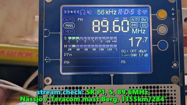 13.08.2023 08:51UTC, [Ms], SR P1, Швеция (первая программа гос. радио), 89.6МГц, 1355км