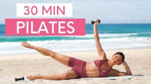 Move with Nicole - 30 MIN FULL BODY WORKOUT _ Power Pilates With Weights (Moderate)