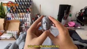 Metroid Samus Aran 1/4 scale statue - 3D Print & Paint quick video review
