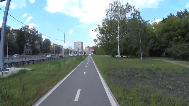 Велодорожка Большая Академическая улица в Москве на велосипеде Тимирязевский район смотреть онлайн