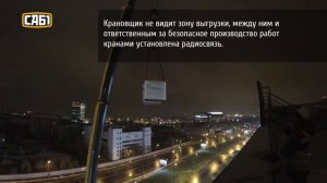 Подъем вентиляционного оборудования на крышу ТЦ "Авиапарк"