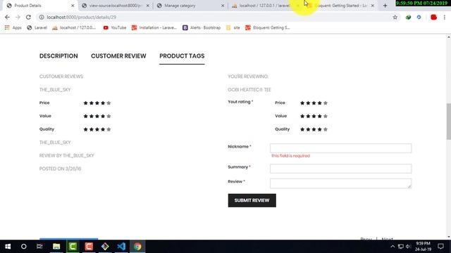 laravel bangla | Related Product showing and product details showing ,Relationship with cart Part-1