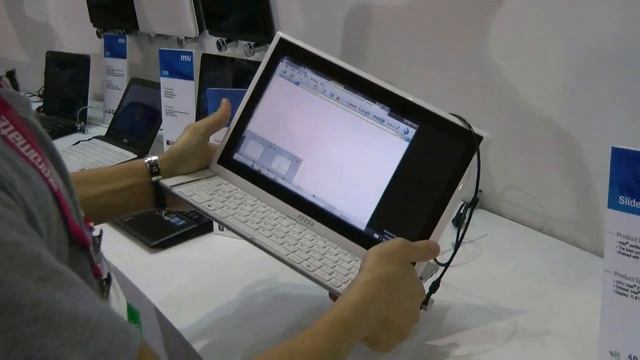 "Лучший в мире ультрабук-трансформер" MSI S20 смотреть онлайн