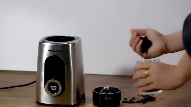 How to Use Blender Smoothie Maker - Yimaler Blender with Glas Jug and Grinder смотреть онлайн