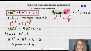 Решение показательных уравнений методом замены | Анжелика