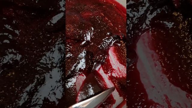 Натуральный зефир со смородиной! #зефир #зефирсмородиновый #смородина