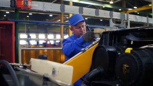 Презентация завода по производству экскаваторов погрузчиков ELAZ BL, ЕЛАЗ БЛ