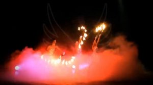 Фаер шоу в Индии / Fire show in India 2010