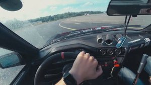 ДРИФТ НА БМВ ПО МОКРОМУ. КРЭШ ОТ ПЕРВОГО ЛИЦА