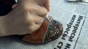 Точечная роспись ОБУВИ. Анна Соколова.