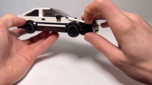 How I Built a LEGO Initial D Toyota AE86 Trueno
