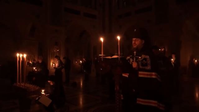 Утреня с чтением Великого Покаянного канона прп. Андрея Критского. Мариино стояние смотреть онлайн