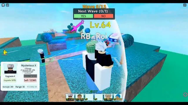 GOJO SATORU SHOWCASE IN ALL STAR TOWER DEFENSE! (Roblox) смотреть онлайн