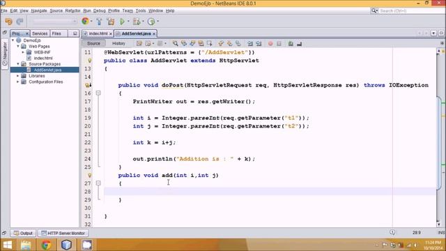 EJB Stateless Session Bean Example смотреть онлайн