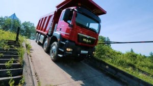 Четырехосный полноприводный самосвал MAN TGS 41.480 8х8