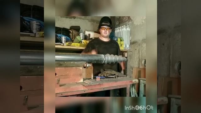 монтаж забора на винтовых сваях