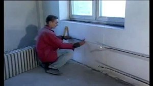 Установка радиатора отопления