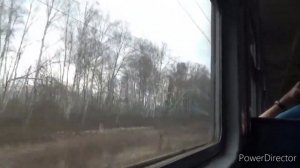 Поездка на электропоезде ЭД4М-0209 Кашира-Москва (Павелецкий вокзал)