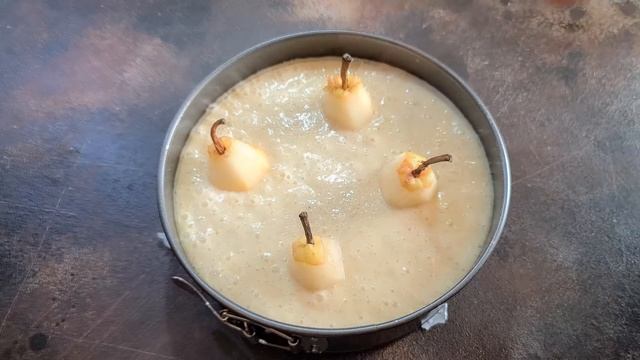 Безумно Вкусный и Легкий в Приготовлении Без Муки Творожный Манник с Грушей