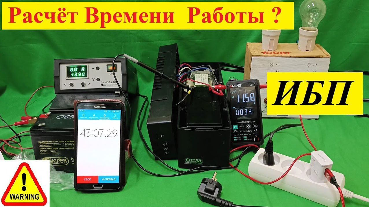 Калькулятор ибп