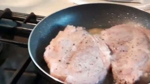 Жареная свинная шейка - простым способом