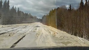 Дорога Каргополь-Пудож весной