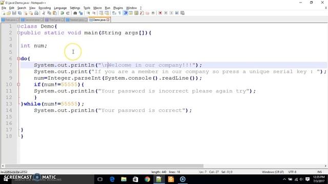 do while loop in java #2 loop