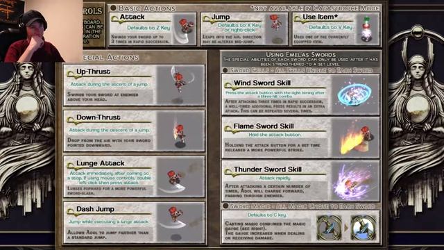 Ys VI 11 Learning to dash jump and level 40