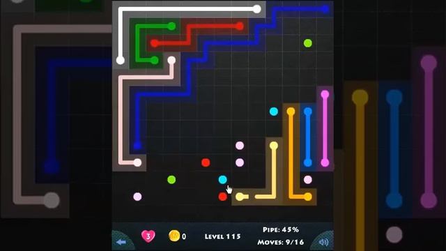 flow game facebook - jumbo pack level 115 Connect the dots