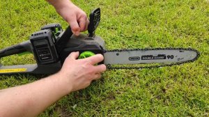 Аккумуляторная Цепная  Пила Lux-tools 40V 1POWER SYSTEM обзор АКК инструмента. Обзор 5/блок 1