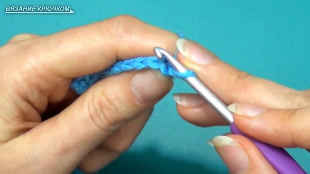 Вязание крючком. Урок 2. Столбики без накида. смотреть онлайн
