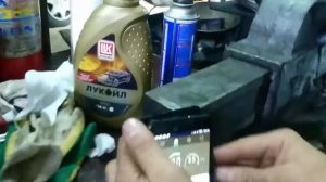 Тест моторного масла Лукойл 5W40 нагревом