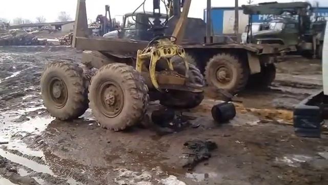 Ремонт прицепа без домкрата смотреть онлайн