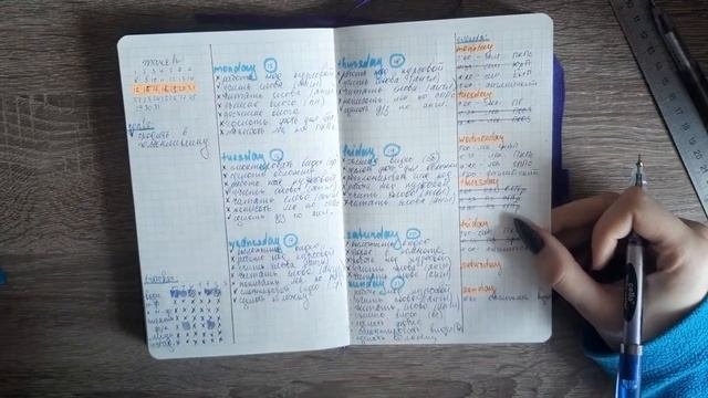 ЗАПОЛНЯЕМ ЕЖЕДНЕВНИК НА НЕДЕЛЮ ?❤? || ПЛАНИРУЙ ВМЕСТЕ СО МНОЙ || ОФОРМЛЕНИЕ ЕЖЕДНЕВНИКА