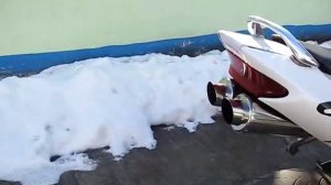 Honda CBR 600 F3 home made exhaust  by Munja System