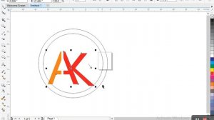 A K logo in Corel Draw. Corel Draw Tutorial. #logodesign #logo #coreldraw