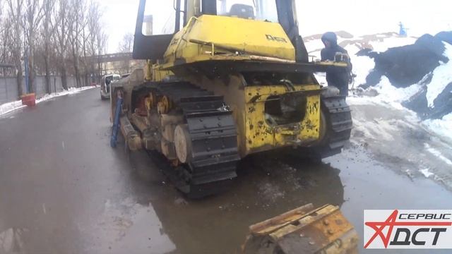 Замена гидробака на на бульдозере ТМ10 дст урал