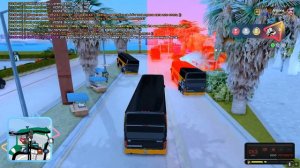ЦЕЛЫЙ ЧАС РАБОТАЮ c *ЭЛИКСИРОМ* на КАСТОМНОМ АВТОБУСЕ на VICE CITY | РАБОТА АВТОБУСНИКА на ARIZONA