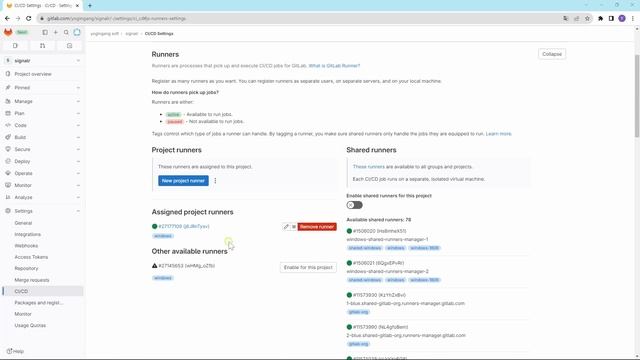 Gitlab Runner  - Self Hosted with Docker