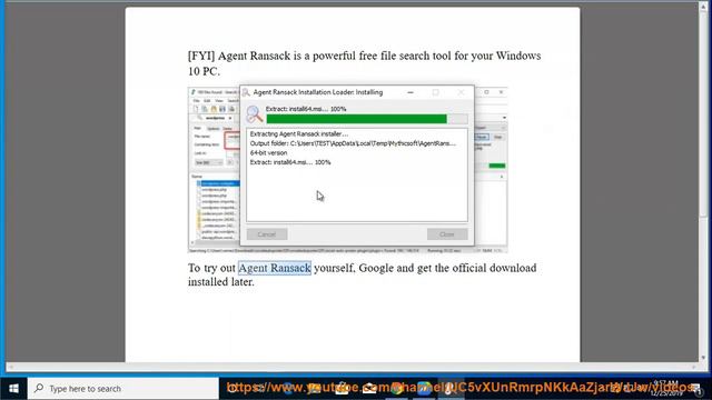 Agent Ransack: a powerful free file search tool for Windows 10 смотреть онлайн