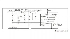 Микросхема контроля питания IR3725 c цифровым ...